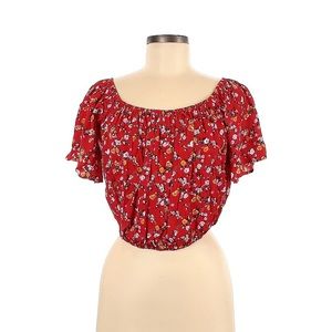 Forever 21 Floral Crop Top - Small